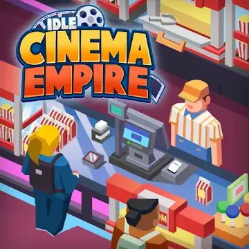 Idle Cinema Empire Tycoon MOD APK Download Logo